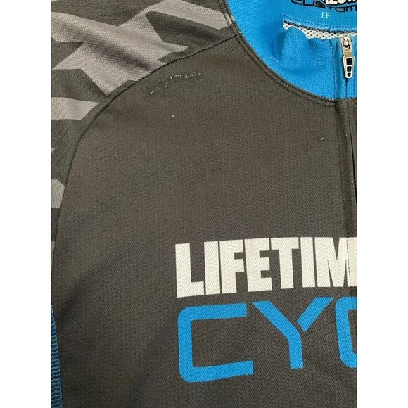 Pearl Izumi Cycling Jersey Men's Large Elite Series Gray Toyota Biking Full Zip - Picture 6 of 16